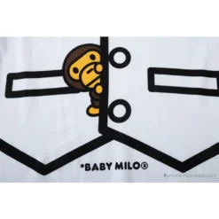 Hypeyourbeast BAPE Baby Milo Cartoon Vest Color Matching Tee Shirt