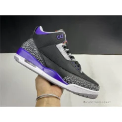 Hypeyourbeast Air Jordan 3 'Court Purple Black Cement'