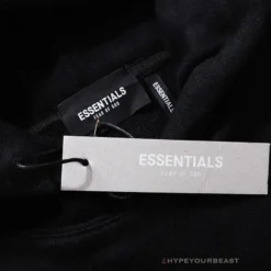 HypeYourBeast FOG Hoodie Reflective ‘ESSENTIALS’ Black Hoodies & Jackets