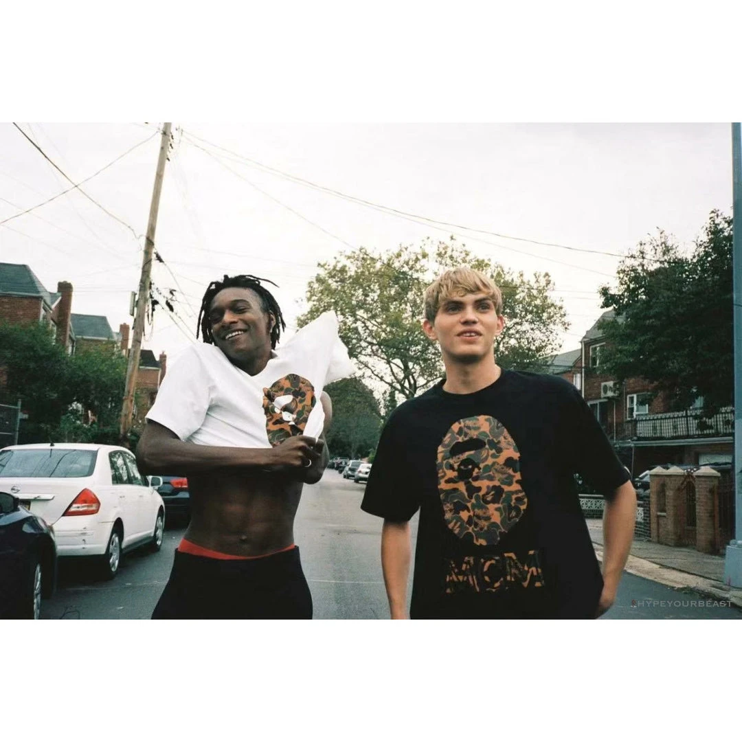 Hypeyourbeast BAPE X MCM Camouflage Ape Head Tee Shirt 'WHITE' 5 Hypeyourbeast BAPE X MCM Camouflage Ape Head Tee Shirt 'WHITE'