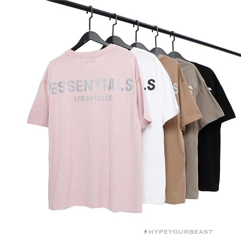 HypeYourBeast FOG Essentials Tee Shirt ‘Los Angeles’ PINK T-Shirts 7 HypeYourBeast FOG Essentials Tee Shirt ‘Los Angeles’ PINK T-Shirts