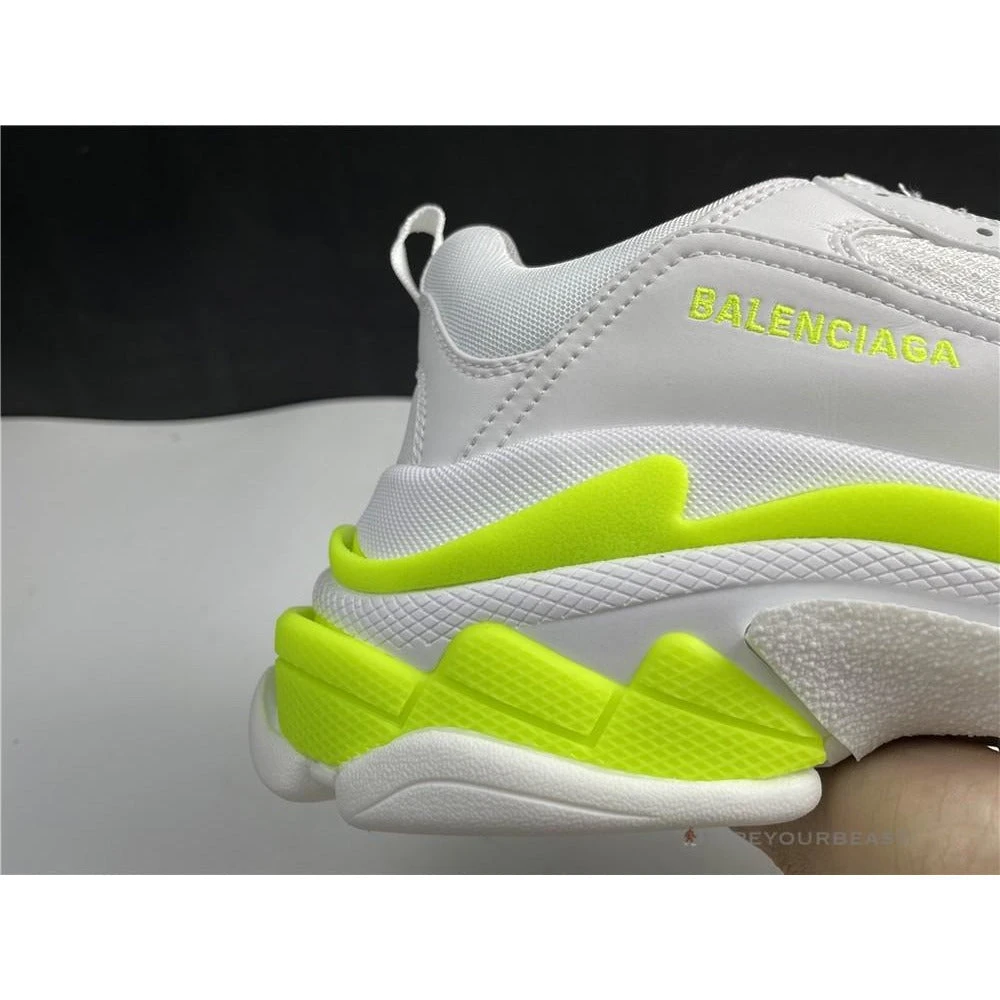 HypeYourBeast BCG Triple S White Neon Yellow Balenciaga Triple S 11 HypeYourBeast BCG Triple S White Neon Yellow Balenciaga Triple S