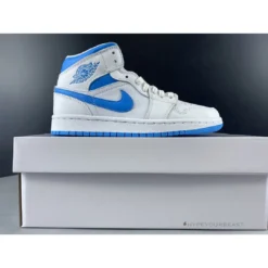 Hypeyourbeast Air Jordan 1 Mid Sail Light Blue