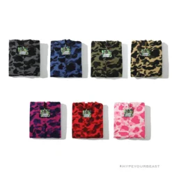 Hypeyourbeast Clothes BAPE Camo Hoodie Shark Head 'NAVY BLUE'