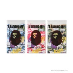 Hypeyourbeast BAPE Ape Head Star Camouflage Shading Tee Shirt 'BLUE'