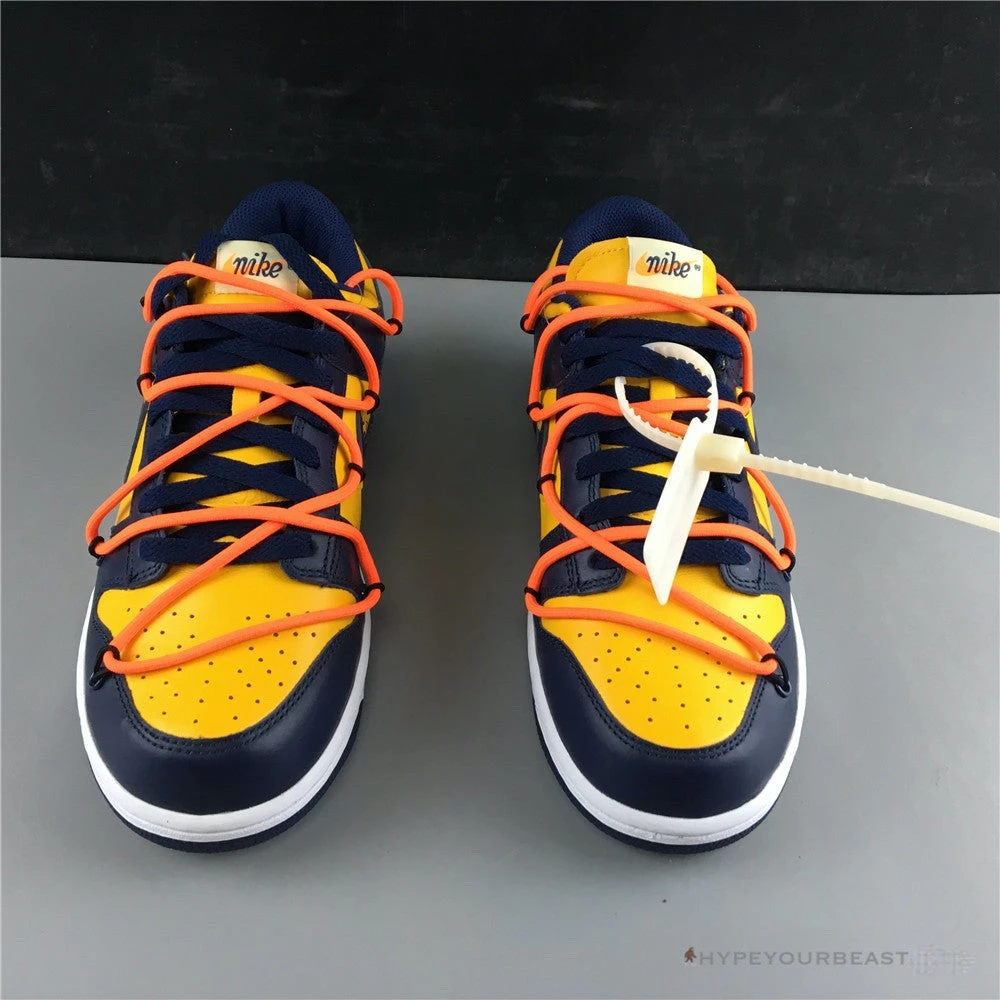 Hypeyourbeast Nike Off-White X Dunk Low 'University Gold' 25 Hypeyourbeast Nike Off-White X Dunk Low 'University Gold'