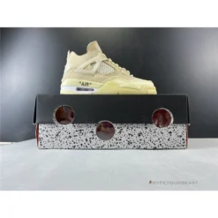 Hypeyourbeast Off White X Air Jordan 4 Sail 23 Hypeyourbeast Off White X Air Jordan 4 Sail