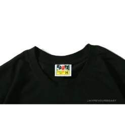 Hypeyourbeast BAPE Blue Ape Head Green Storm Tee Shirt 'BLACK' Clothes