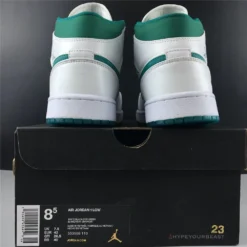 Hypeyourbeast Air Jordan 1 Mid White Mystic Green