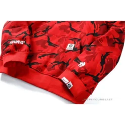 HypeYourBeast Bape Camo Hoodie Red Camouflage