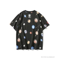 Hypeyourbeast BAPE Shark Head Planet Tee Shirt Clothes