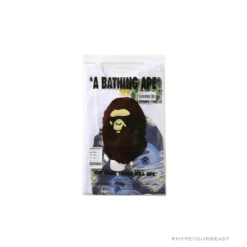 Hypeyourbeast BAPE Blue Ape Head Green Storm Tee Shirt 'WHITE' Clothes 9 Hypeyourbeast BAPE Blue Ape Head Green Storm Tee Shirt 'WHITE' Clothes