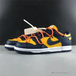 Hypeyourbeast Nike Off-White X Dunk Low 'University Gold'