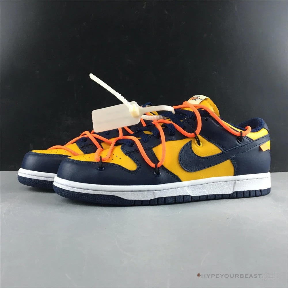 Hypeyourbeast Nike Off-White X Dunk Low 'University Gold' 2 Hypeyourbeast Nike Off-White X Dunk Low 'University Gold'