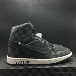 Hypeyourbeast Off White X Jordan 1 X LV Black 45 Hypeyourbeast Off White X Jordan 1 X LV Black
