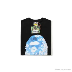 Hypeyourbeast BAPE Japan Limited Edition Mt. Fuji Sakura Tee Shirt 'BLACK'