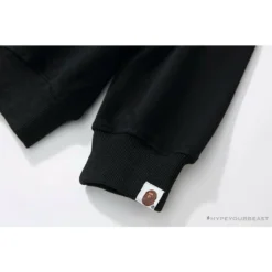 Hypeyourbeast BAPE X Bathing Ape Head Long Sleeve Shirt 'BLACK'