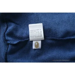 Hypeyourbeast Clothes BAPE Camo Hoodie Shark Head 'NAVY BLUE'