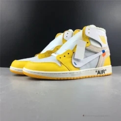 Hypeyourbeast Off-White X Air Jordan 1 High Canary Yellow 41 Hypeyourbeast Off-White X Air Jordan 1 High Canary Yellow