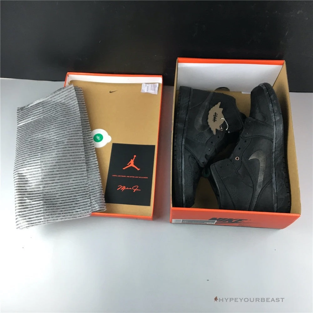 Hypeyourbeast Air Jordan 1 Mid X CLOT 'Black' 10 Hypeyourbeast Air Jordan 1 Mid X CLOT 'Black'