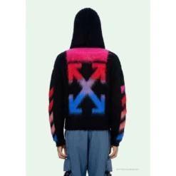 HypeYourBeast Off White Hoodie Blue Pink Hoodies & Jackets