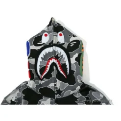 Hypeyourbeast BAPE Shark Head STA Star Camouflage Hoodie 'BLACK' 23 Hypeyourbeast BAPE Shark Head STA Star Camouflage Hoodie 'BLACK'
