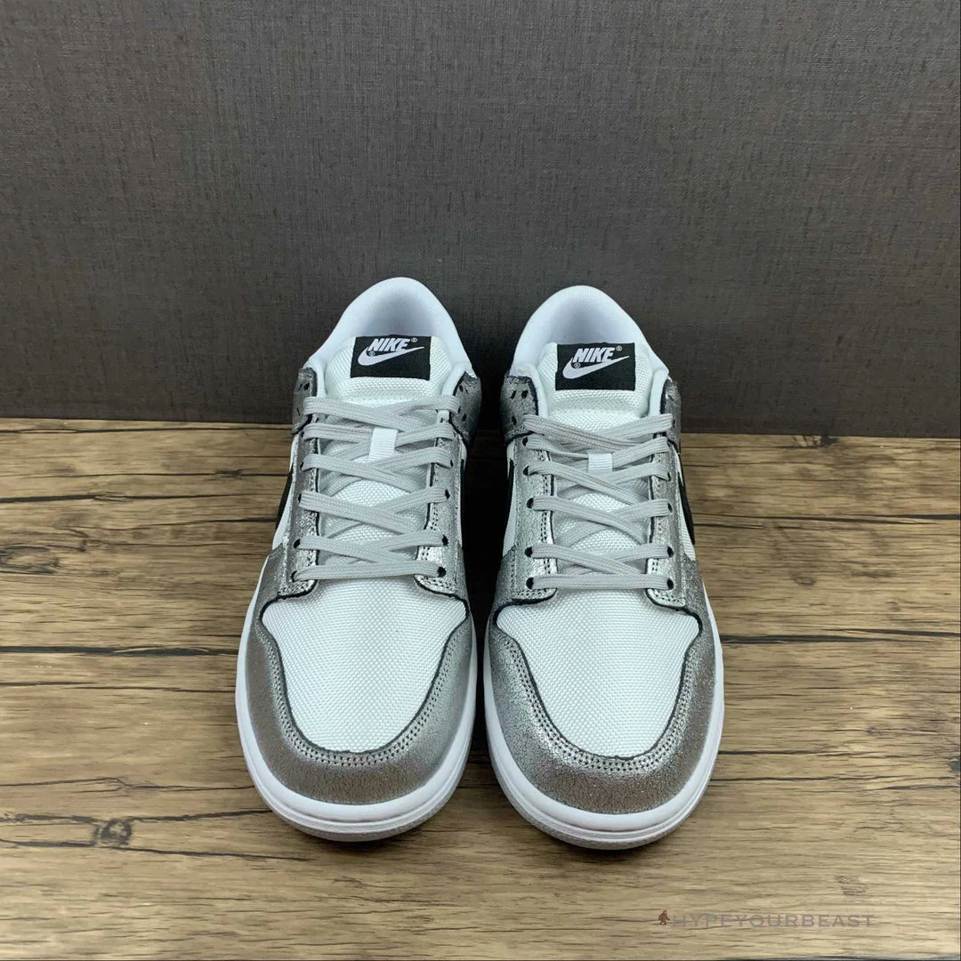 HypeYourBeast Nike Dunk Low Cracked Leather Silver 14 HypeYourBeast Nike Dunk Low Cracked Leather Silver