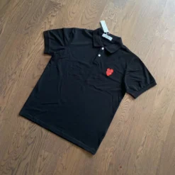 Hypeyourbeast CDG Polo Shirt Black Shirts 14 Hypeyourbeast CDG Polo Shirt Black Shirts