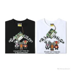 Hypeyourbeast Clothes BAPE Baby Milo Year Of The Ox Tee Shirt 'BLACK'
