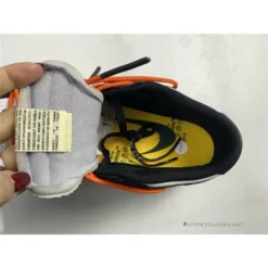 Hypeyourbeast Off White X Nike Dunk Low Black Orange Lace