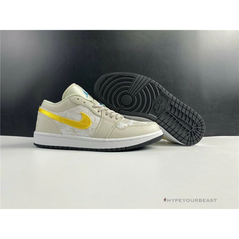 Hypeyourbeast Air Jordan 1 Low 'Palm Tree Beige Yellow' 1 Hypeyourbeast Air Jordan 1 Low 'Palm Tree Beige Yellow'