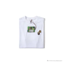 Hypeyourbeast BAPE Readymade Small Bee Camouflage Letter Tee Shirt 'GREEN' Clothes