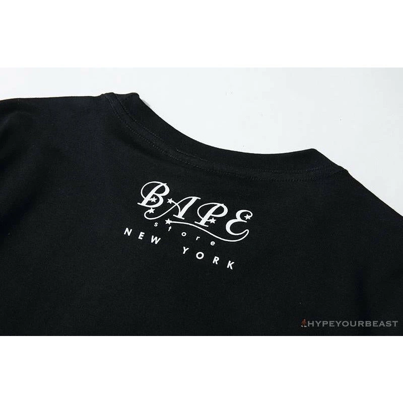 Hypeyourbeast Clothes BAPE NYC New York Limited Purple Camouflage Ape Head Tee Shirt 'BLACK' 10 Hypeyourbeast Clothes BAPE NYC New York Limited Purple Camouflage Ape Head Tee Shirt 'BLACK'