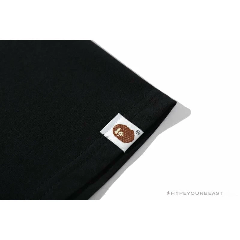 Hypeyourbeast Clothes BAPE Paint Splash Green Camouflage Tee Shirt 'BLACK' 8 Hypeyourbeast Clothes BAPE Paint Splash Green Camouflage Tee Shirt 'BLACK'