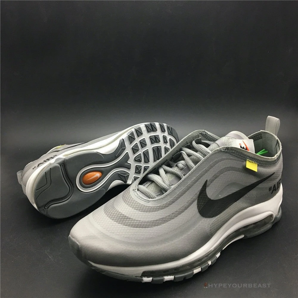 Hypeyourbeast Off White X Nike Air Max 97 Light Grey Black White 9 Hypeyourbeast Off White X Nike Air Max 97 Light Grey Black White