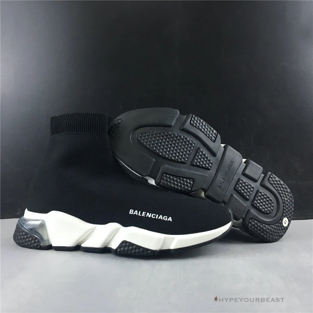 Hypeyourbeast Balenciaga BCG Sock Sneakers Clear Sole - Black 4 Hypeyourbeast Balenciaga BCG Sock Sneakers Clear Sole - Black