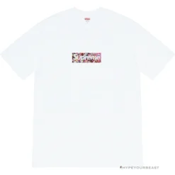 Hypeyourbeast Supreme Red Flash Box Logo Tee Shirt T-Shirts