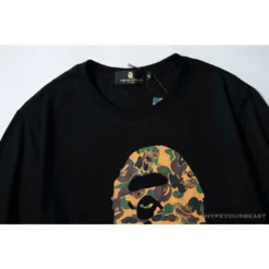 Hypeyourbeast BAPE X MCM Camouflage Ape Head Tee Shirt 'BLACK' 17 Hypeyourbeast BAPE X MCM Camouflage Ape Head Tee Shirt 'BLACK'