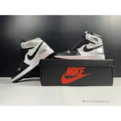 Hypeyourbeast Air Jordan 1 Retro High Silver Toe