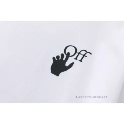 HypeYourBeast Off-White Hoodie Hallow White Hoodies & Jackets