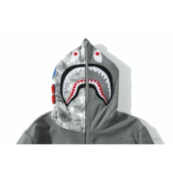Hypeyourbeast BAPE Digital Pixel Camouflage Hoodie 'GREY' Clothes