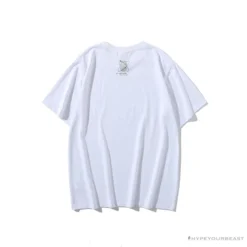 Hypeyourbeast BAPE Universe Solar System Ape Man Head Tee Shirt 'WHITE'