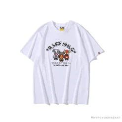 Hypeyourbeast BAPE Baby Milo Year Of The Ox Tee Shirt 'WHITE' Clothes