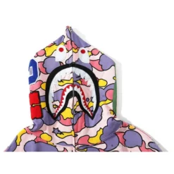 Hypeyourbeast BAPE Shark Head STA Star Camouflage Hoodie 'PINK' 37 Hypeyourbeast BAPE Shark Head STA Star Camouflage Hoodie 'PINK'