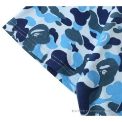 Hypeyourbeast BAPE Ape Head Star Camouflage Shading Tee Shirt 'BLUE'