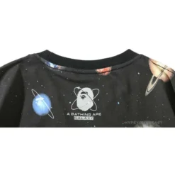 Hypeyourbeast BAPE Shark Head Planet Tee Shirt Clothes