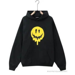HypeYourBeast BCG Smile Hoodie Black Hoodies & Jackets