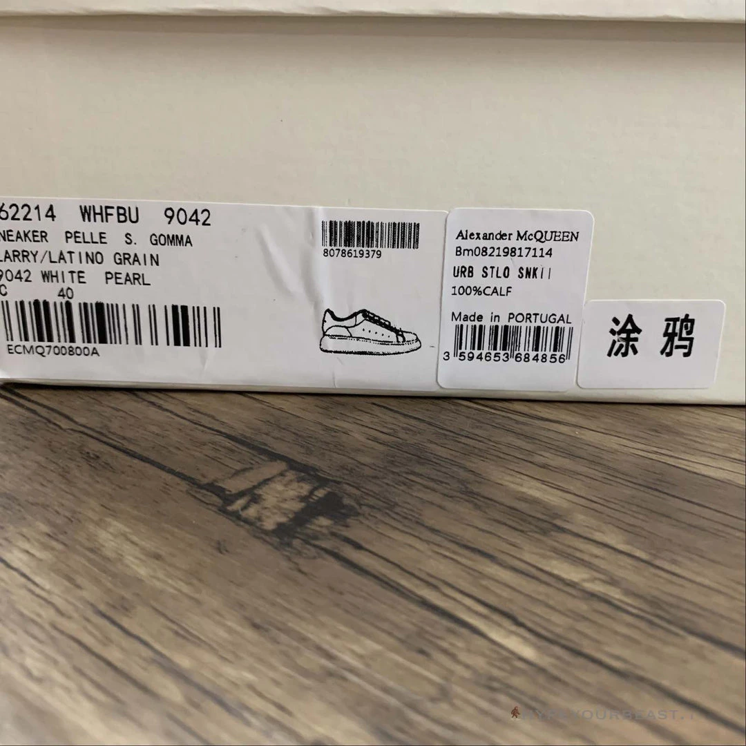 HypeYourBeast Alexander McQueen White / Black Outline 14 HypeYourBeast Alexander McQueen White / Black Outline