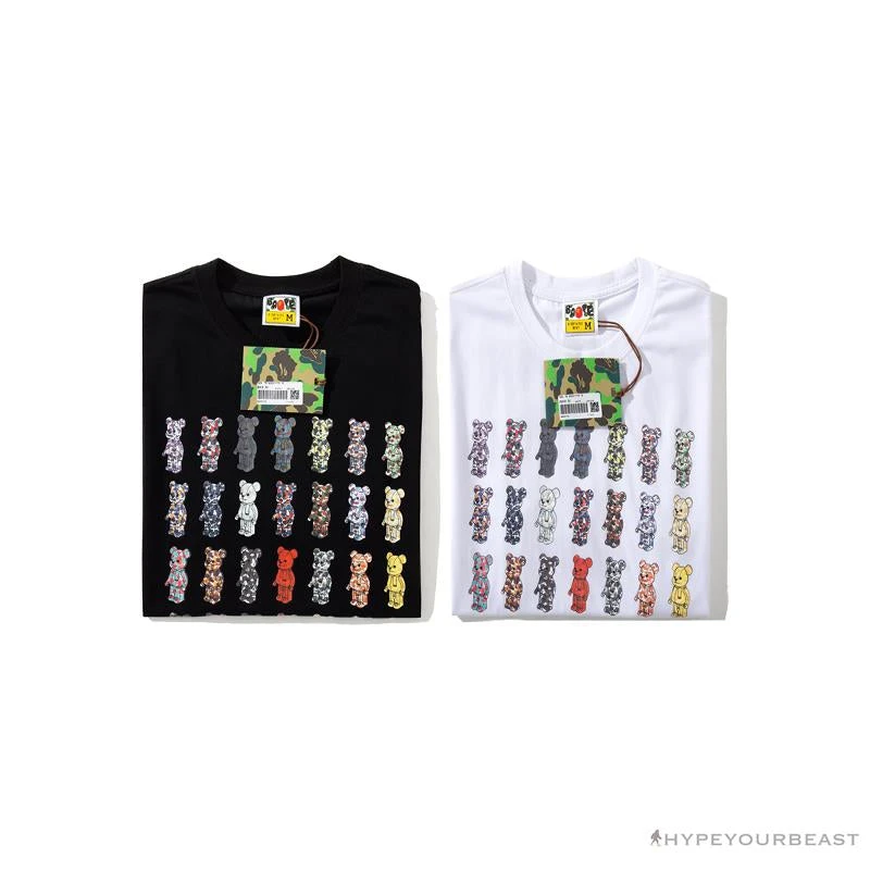 Hypeyourbeast Clothes BAPE Violent Bear Collaboration 28th Anniversary Camouflage Tee Shirt 'WHITE' 6 Hypeyourbeast Clothes BAPE Violent Bear Collaboration 28th Anniversary Camouflage Tee Shirt 'WHITE'