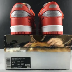 Hypeyourbeast Nike Off-White X Dunk Low 'University Red'
